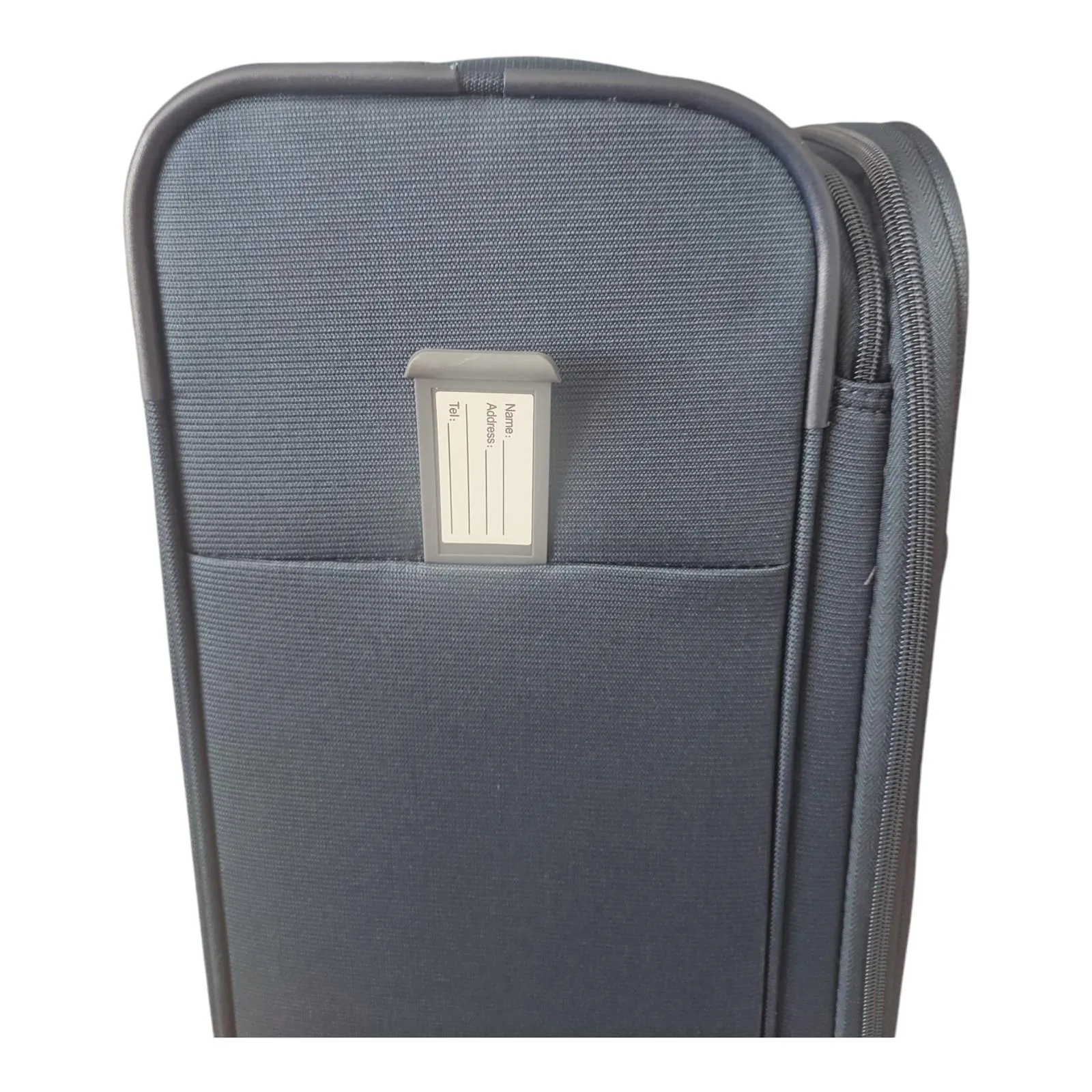 Eagle Lightweight Two-Tone Expandable Suitcase - 21 Inch Cabin