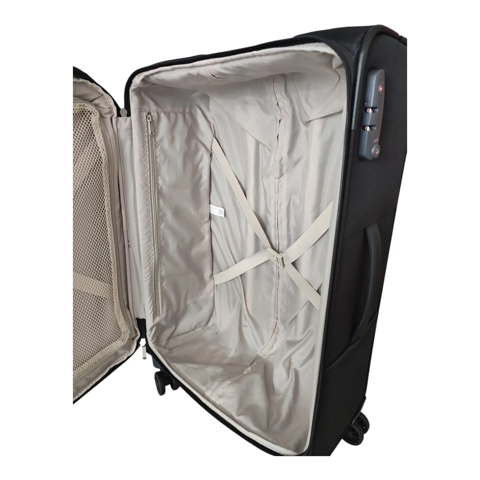 Eagle Lightweight Two-Tone Expandable Suitcase - 21 Inch Cabin