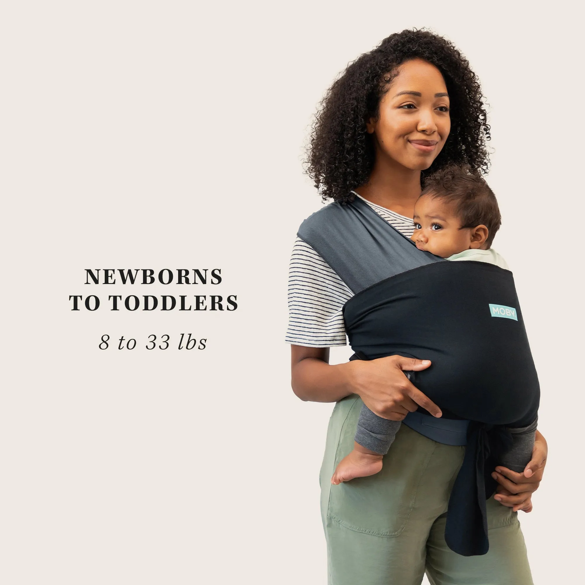 Easy-Wrap Carrier - Charcoal/Black