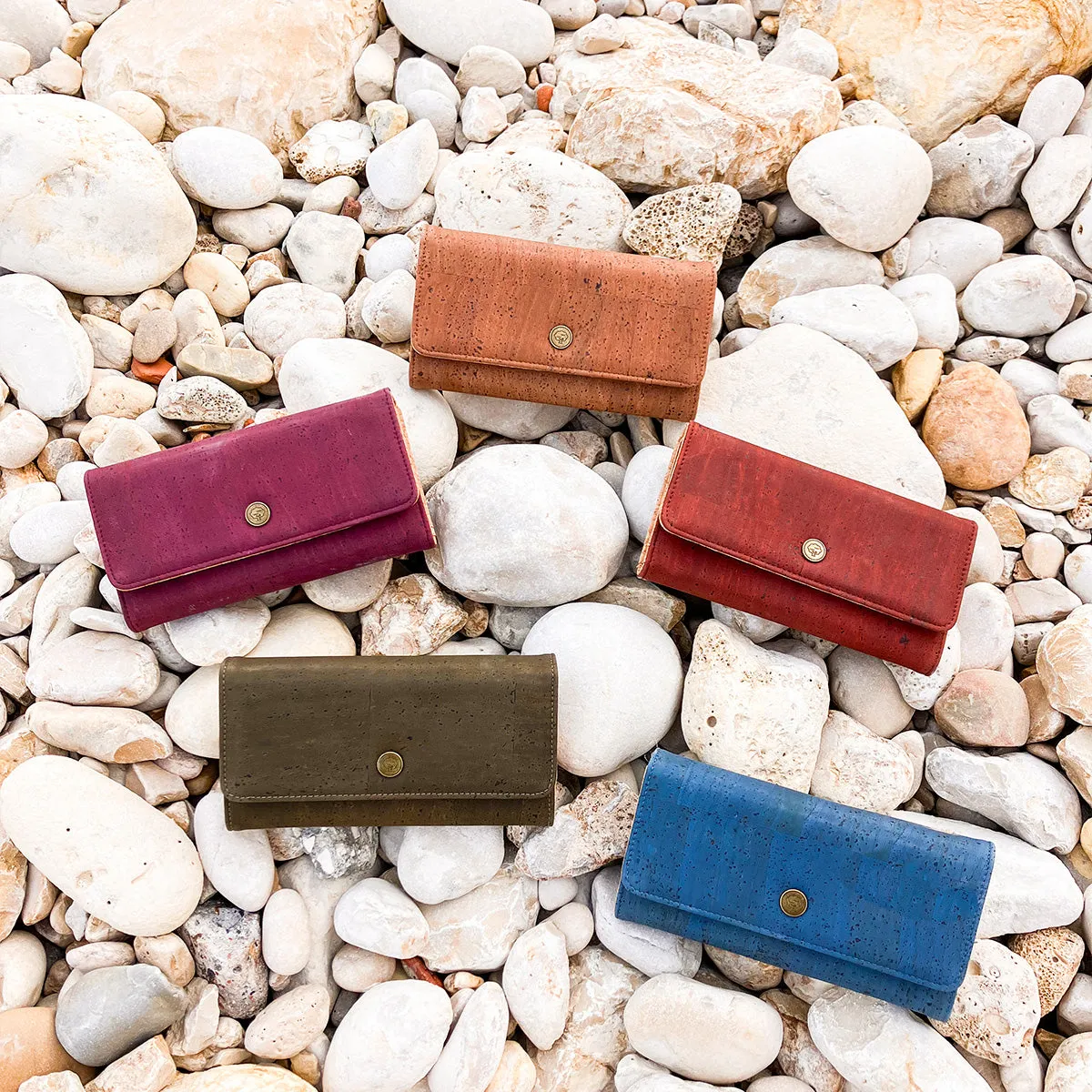 Elegant Cork Women's Foldable Wallet - Available in 5 Stunning Colors BAG-2341