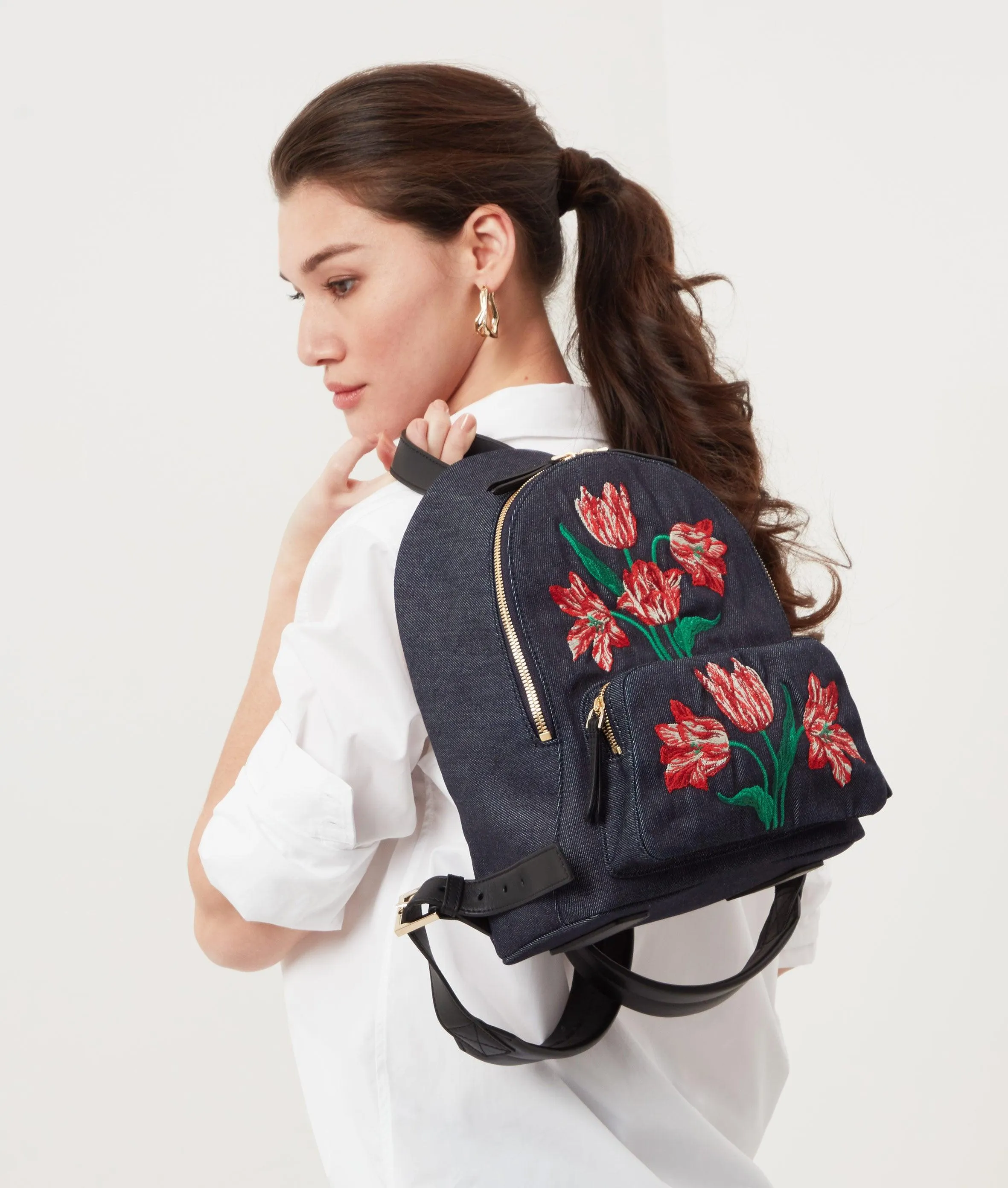 Emma Re-Gen Denim Backpack