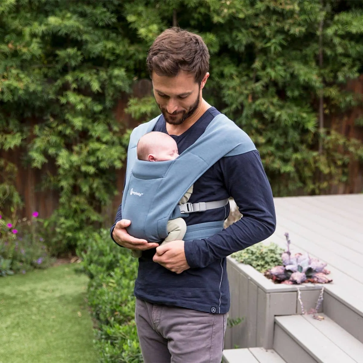 Ergobaby Embrace Baby Carrier - Oxford Blue