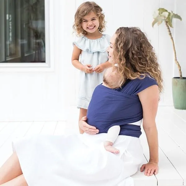 Ergobaby Lightweight Aura Stretchy Wrap - Indigo