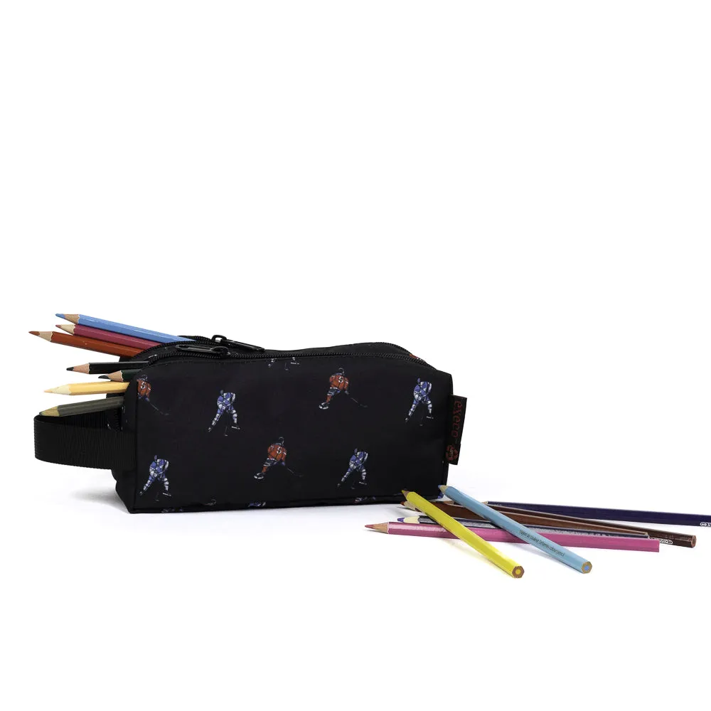 EXECO | HOCKEY 2 COMPARTMENTS PENCIL CASE