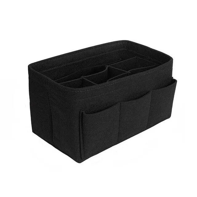 Fashionable Portable Felt Cloth Cosmetic Bags For Home Travel