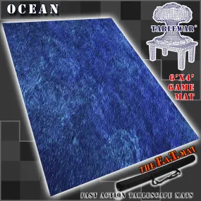 FAT Mat: Ocean (Dark Blue) 6x4