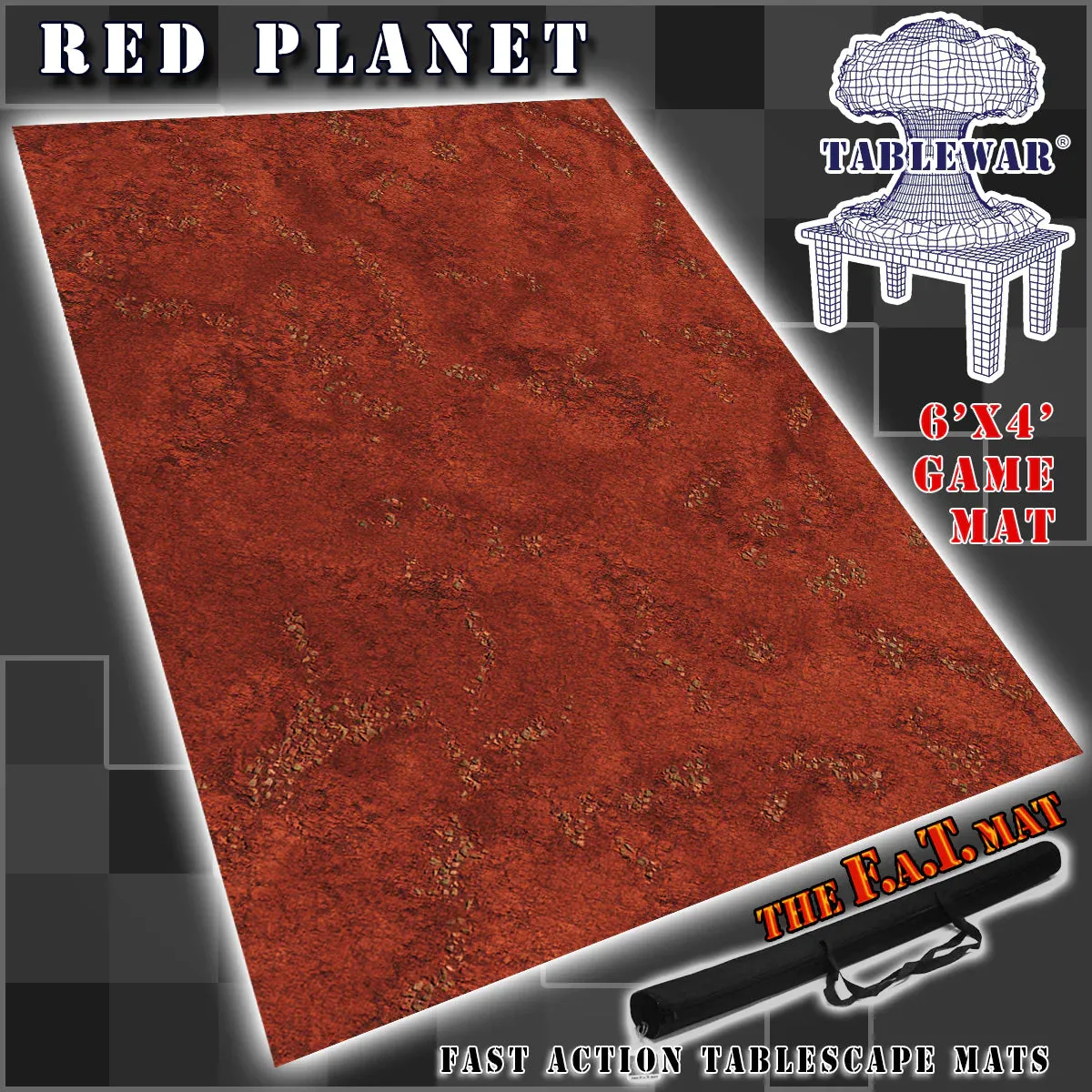 FAT Mat: Red Planet 6x4