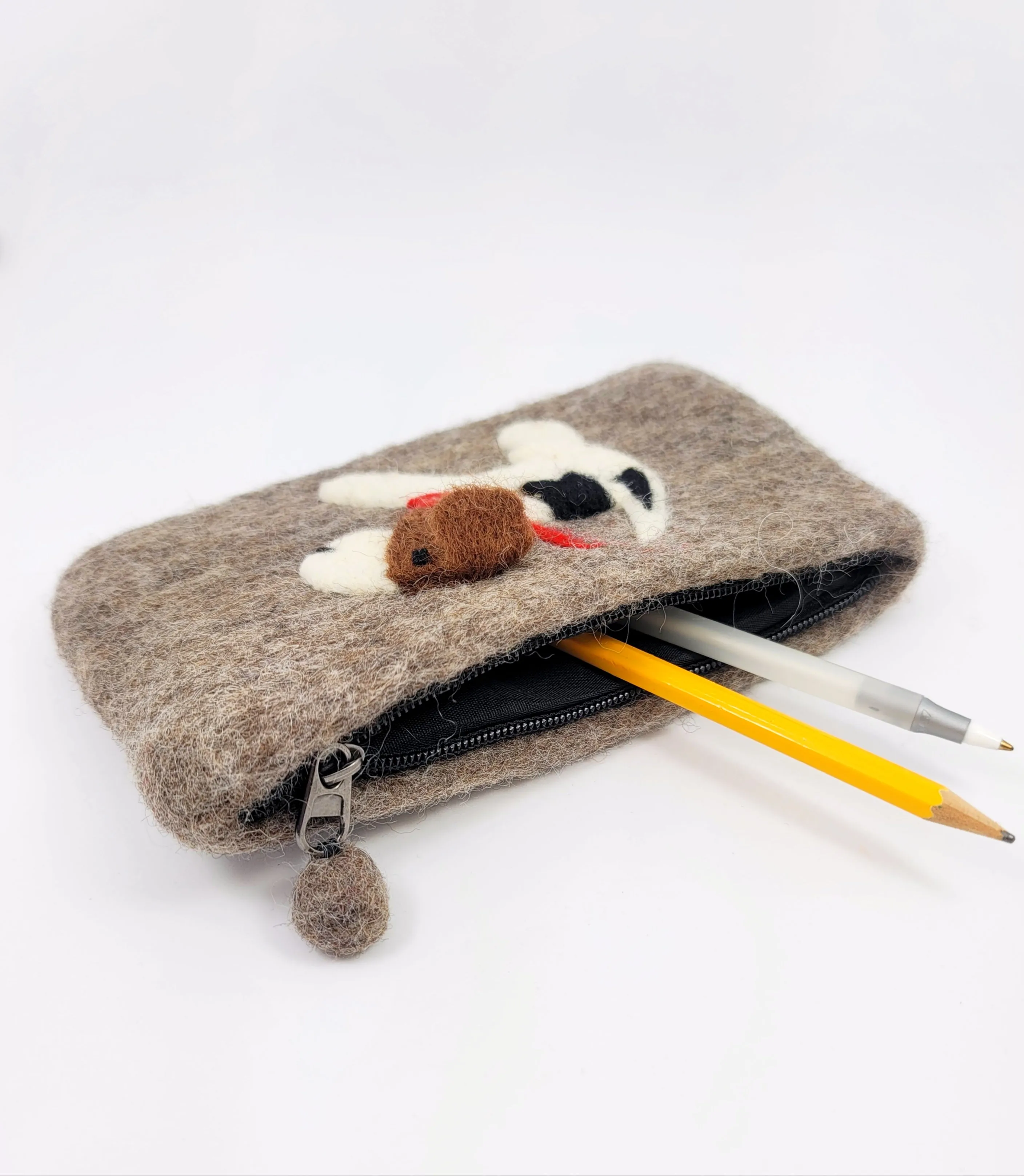 Felt Dog Purse