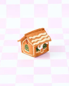 Felt Gingerbread House - Green Windows