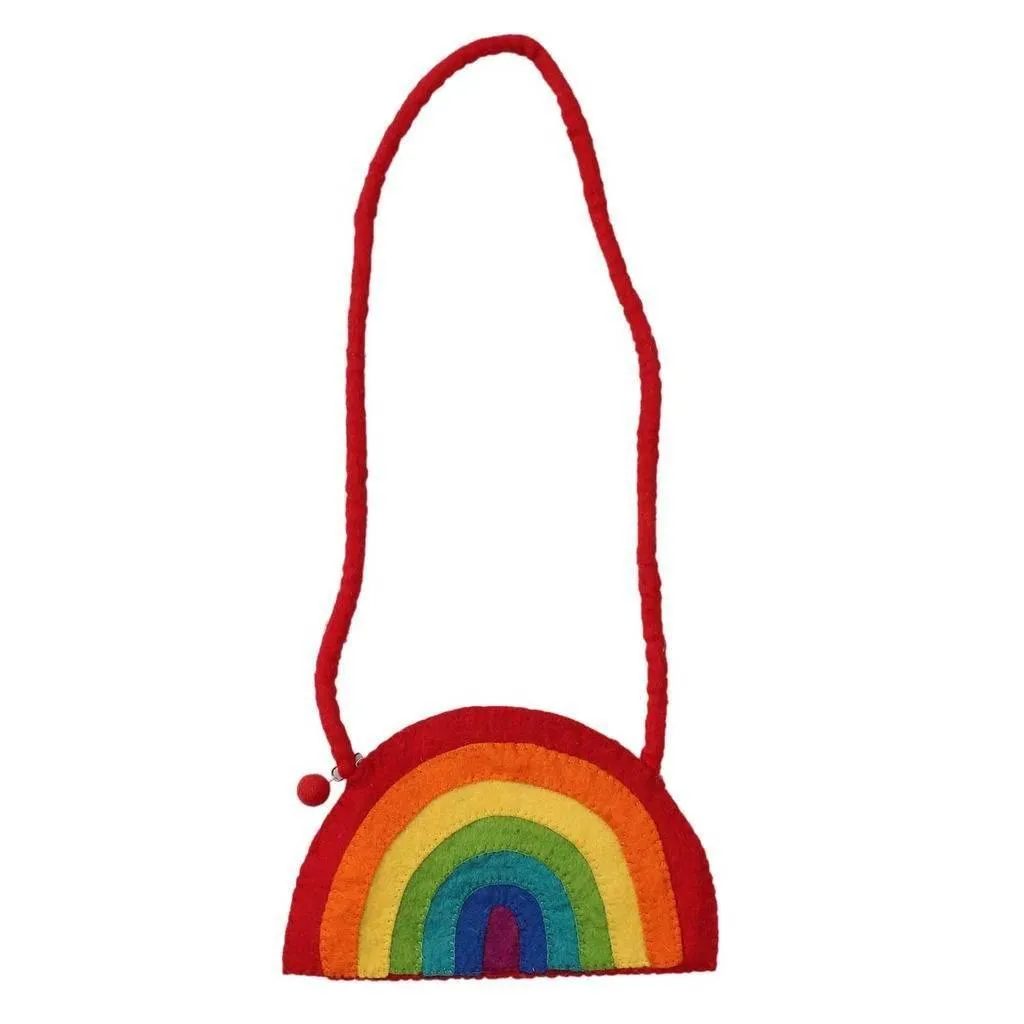 Felt Rainbow Shoulder Bag - Global Groove