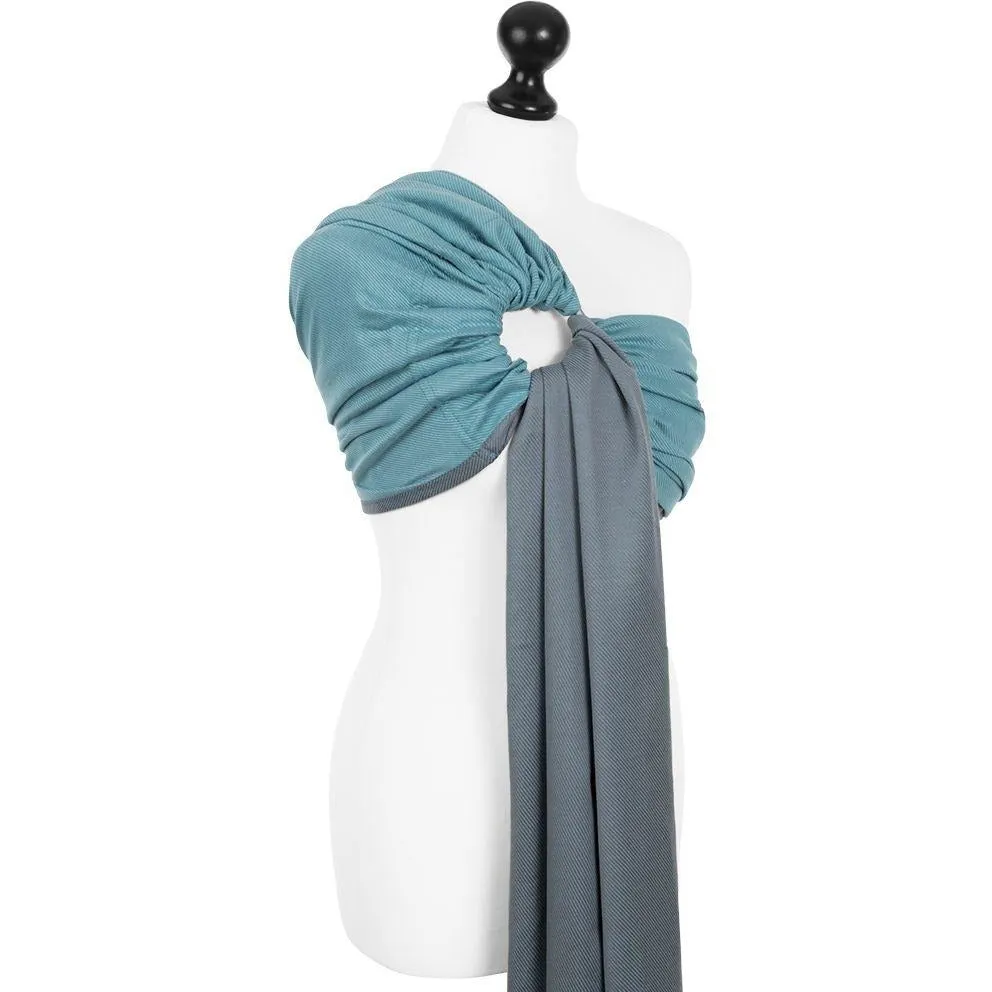 Fidella Ring Sling - Lines Blue Stone