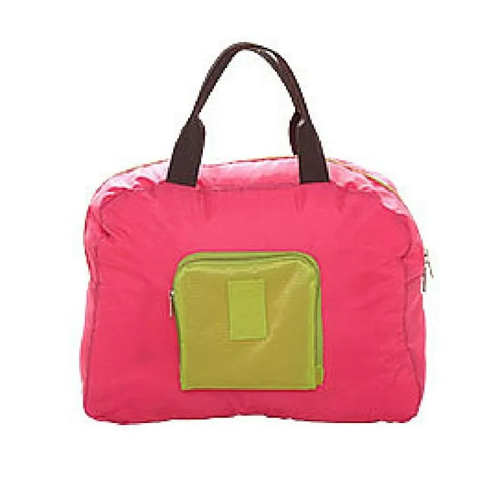 Foldable Carry Tote Bag with Zipper Closure