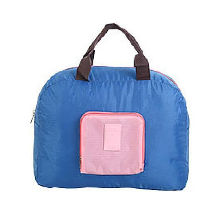 Foldable Carry Tote Bag with Zipper Closure