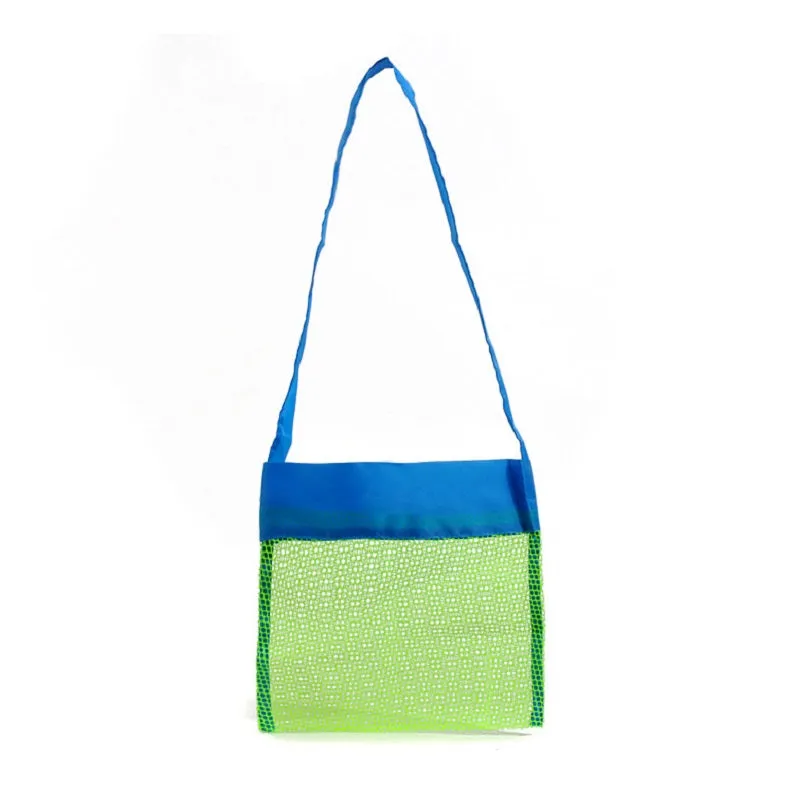 Foldable Large Kids Sand Digging Mesh Beach Toys Tote Bag