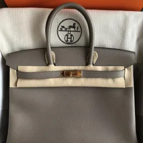 Hermès Birkin 35 Gris Asphalte Epsom Gold Hardware GHW