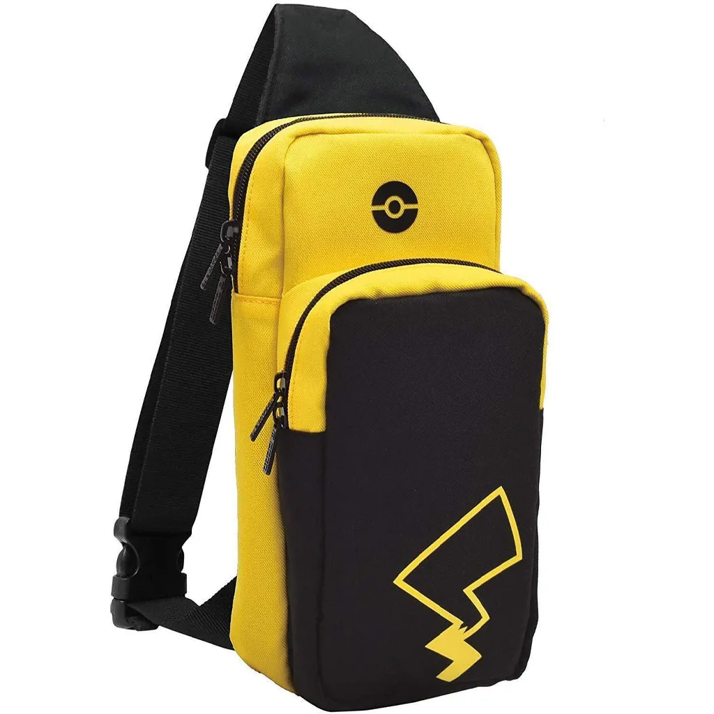 HORI NSW Shoulder Pouch Pikachu Black/Yellow (NSW-171A)