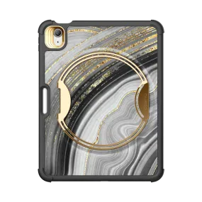 iPad 10.9 inch (2022) Cosmo Case-Marble Black