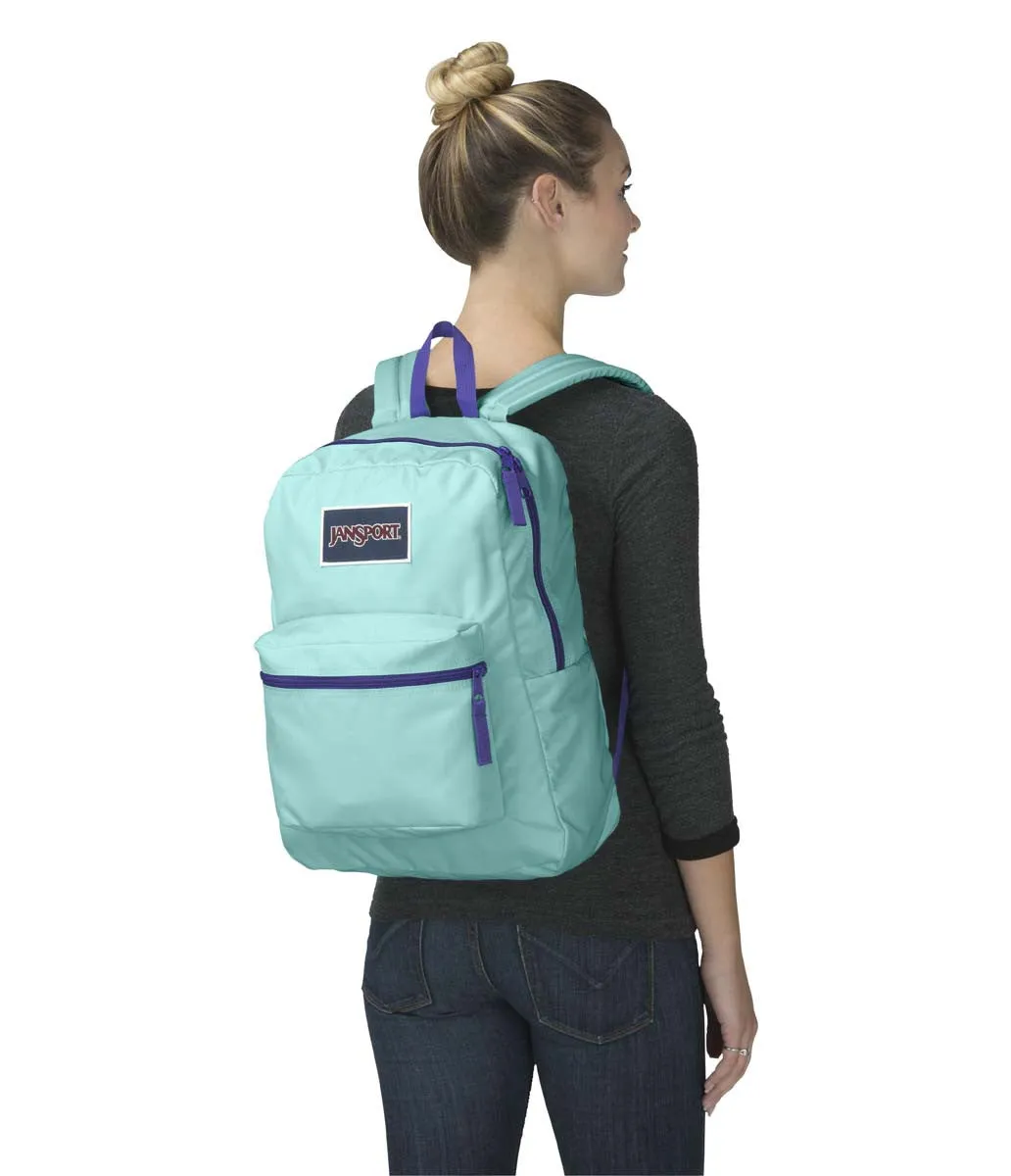 JANSPORT Overexposed Backpack - Aqua Dash/Violet Purple