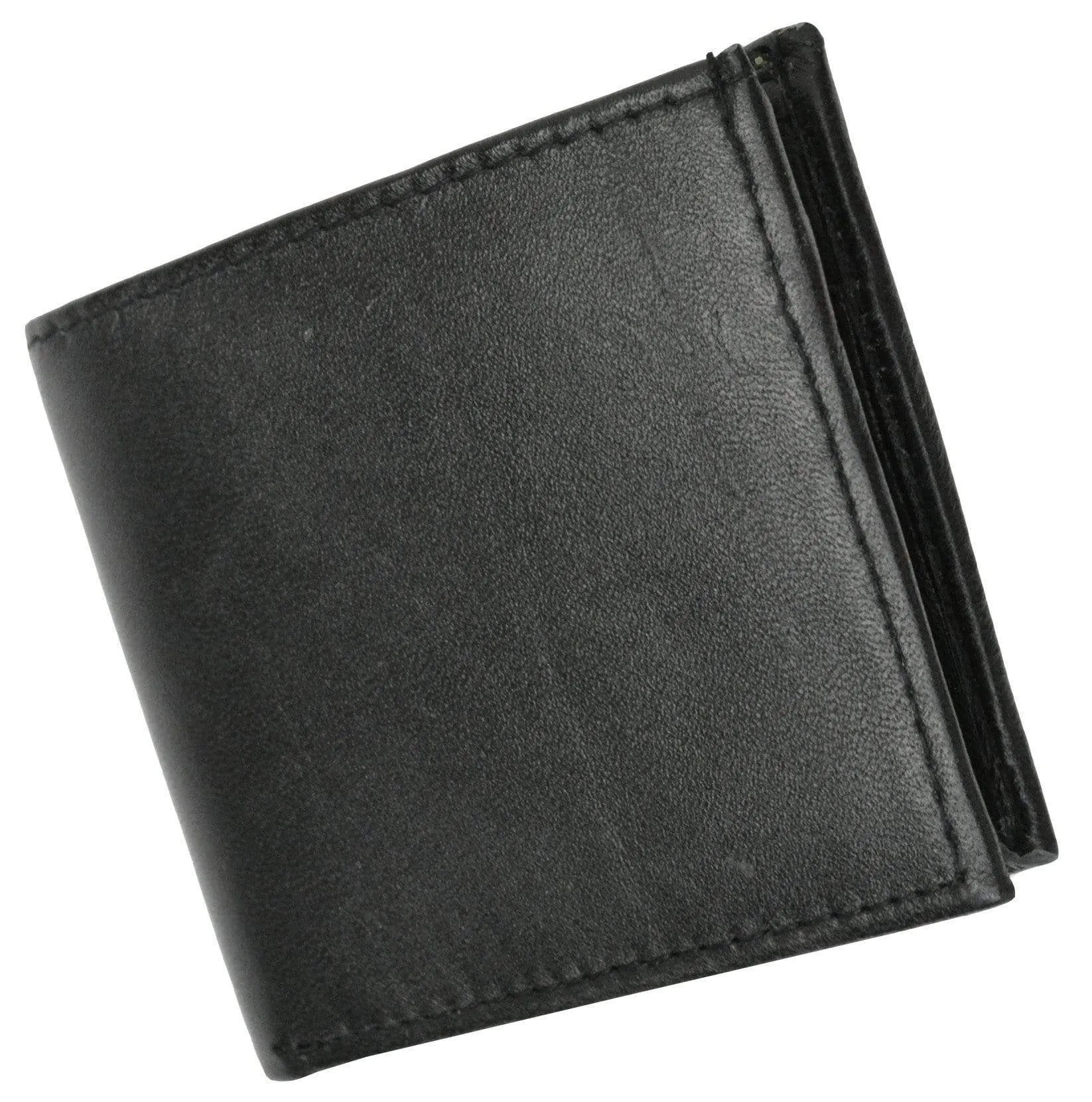 Kid's Leather Bifold Wallet with Coin Pouch and Card Slots 925