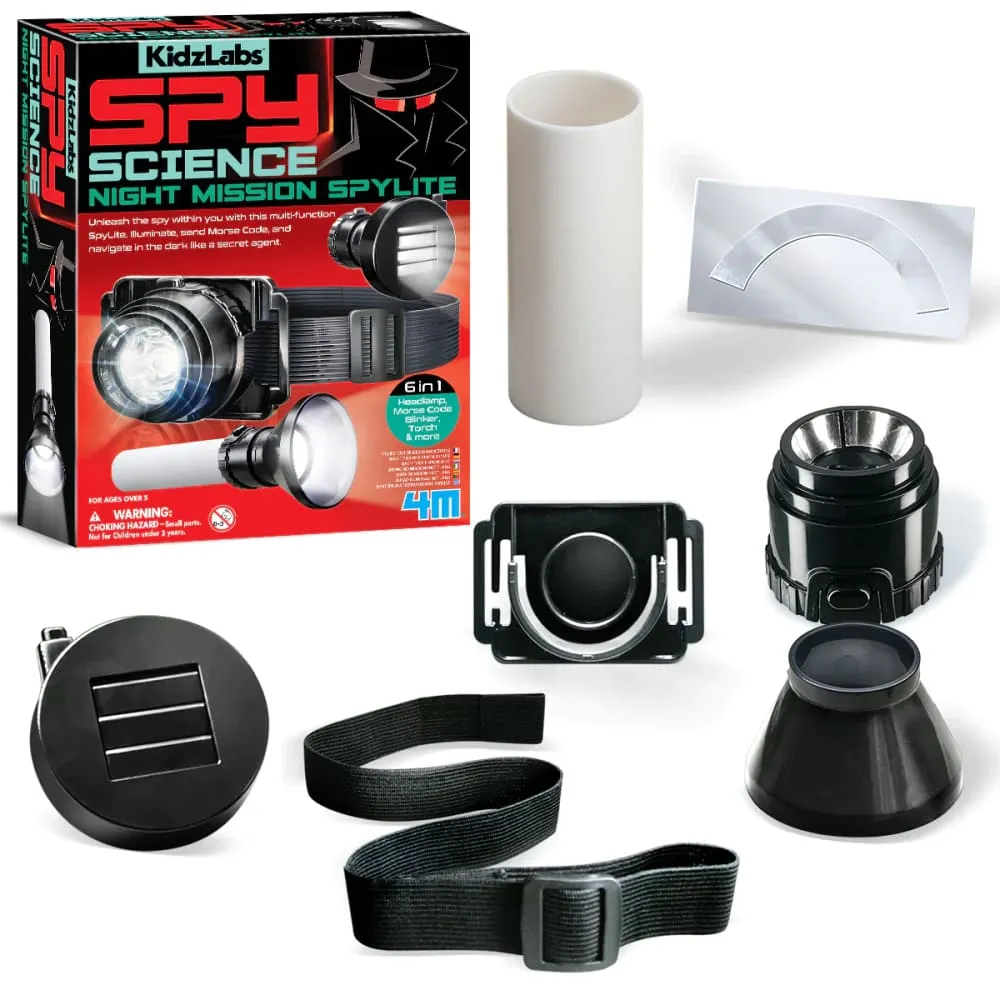 KidzLabs Spy Science Night Mission Spylite