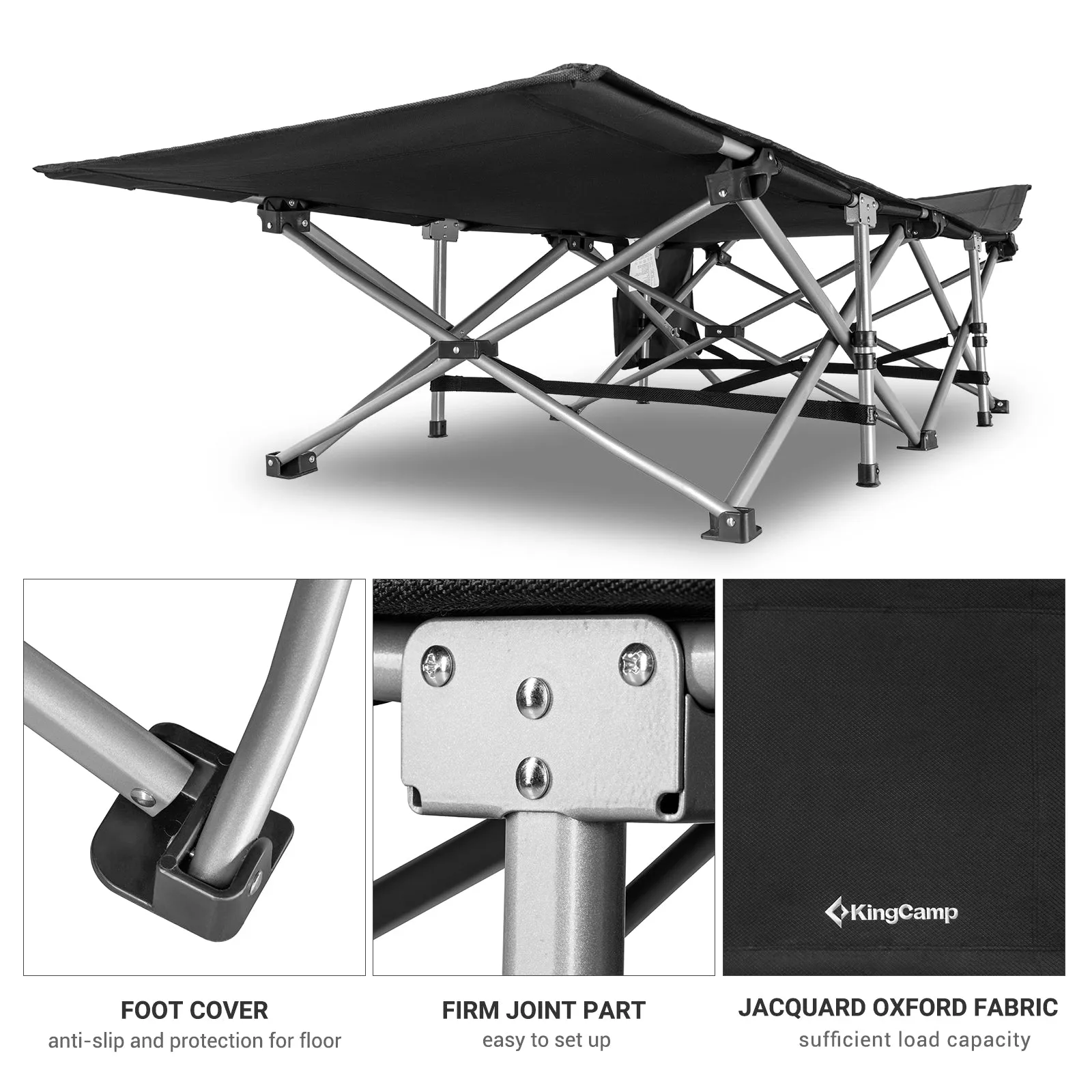 KingCamp Oversized Heavy Duty Camping Cot