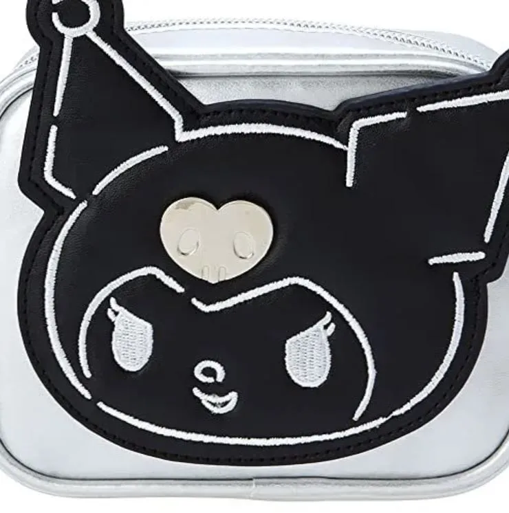 Kuromi Mini Shoulder Bag or Die Cut Pouch (2022 Monotone Series - Japan Exclusive)