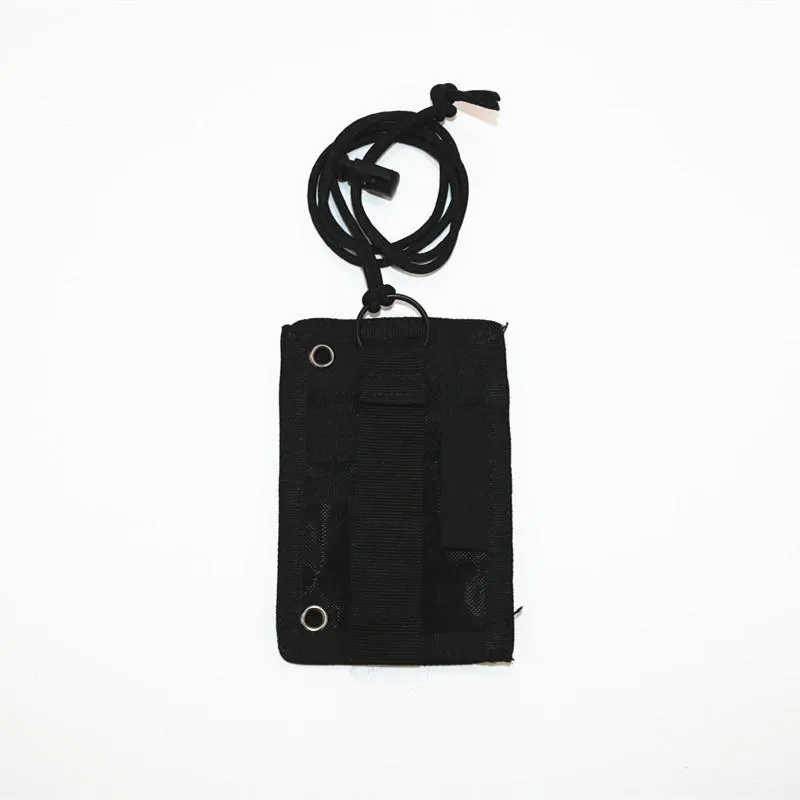 Lanyard key ring document bag