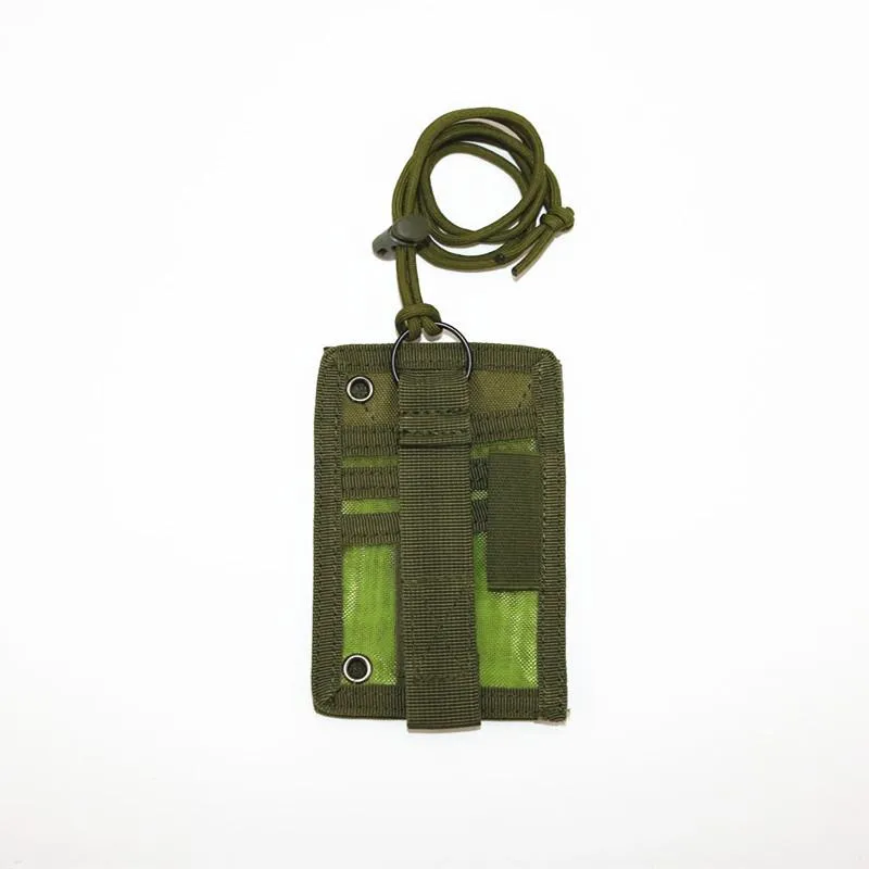 Lanyard key ring document bag