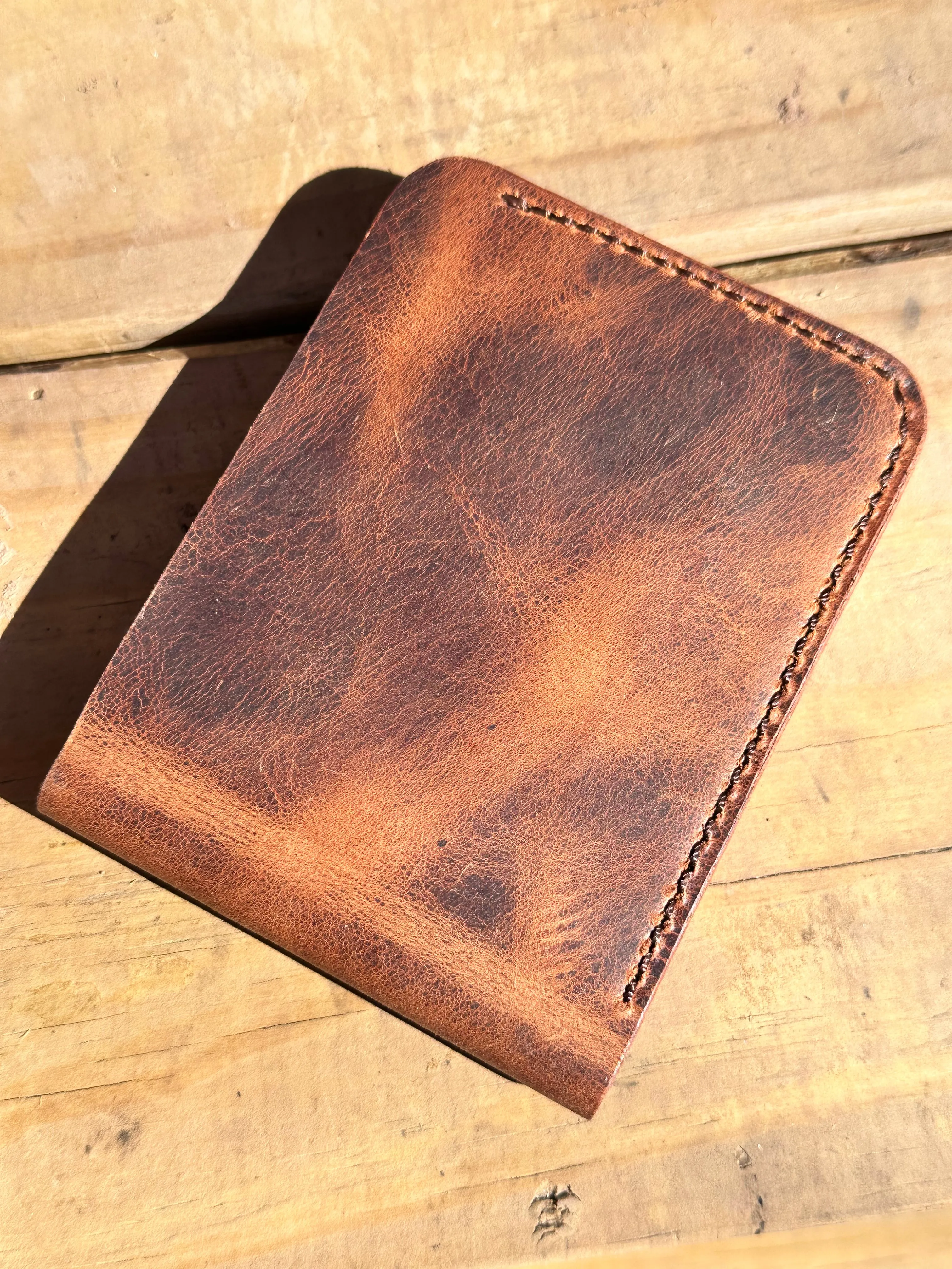 Leather bifold wallet