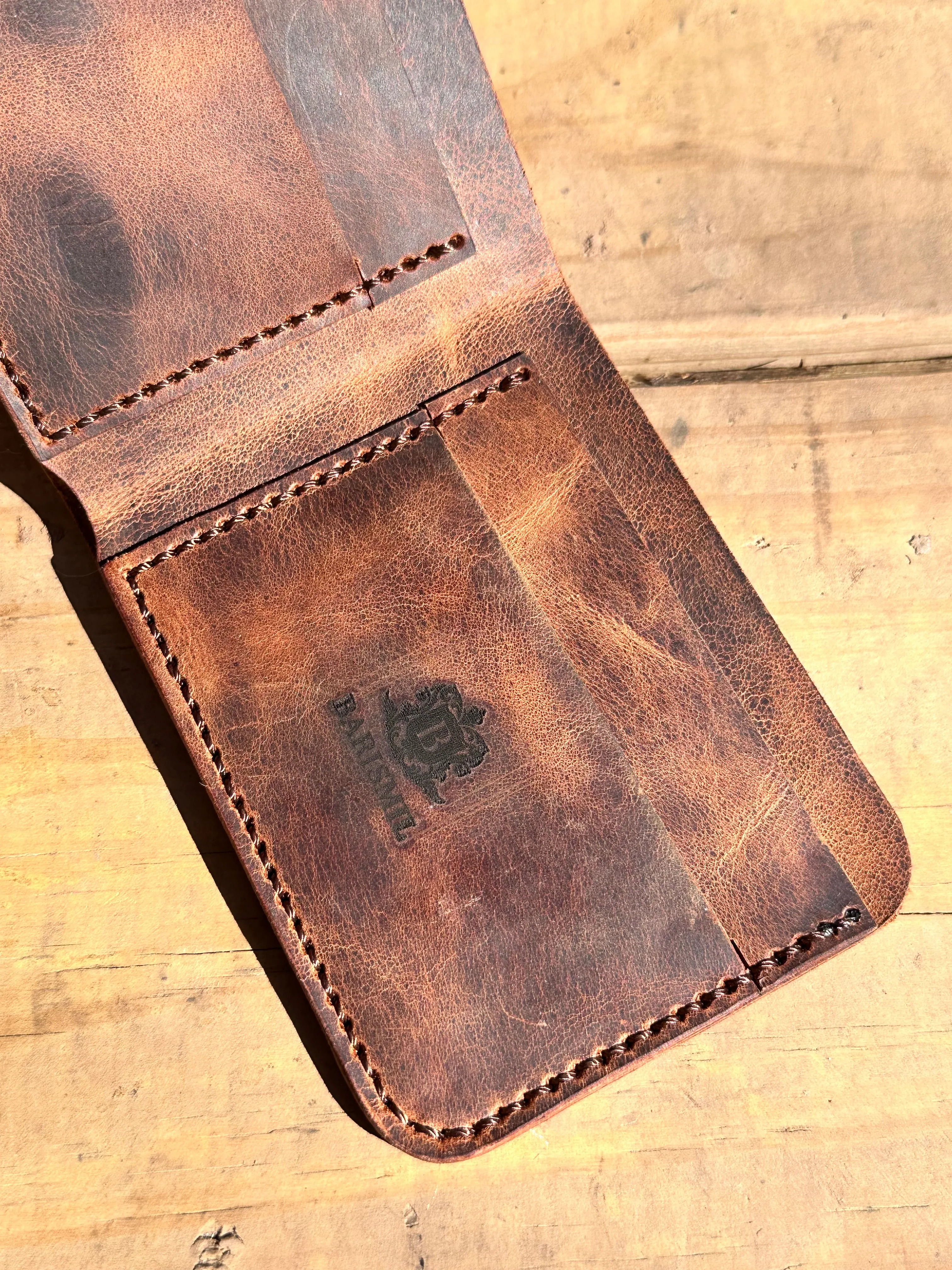 Leather bifold wallet