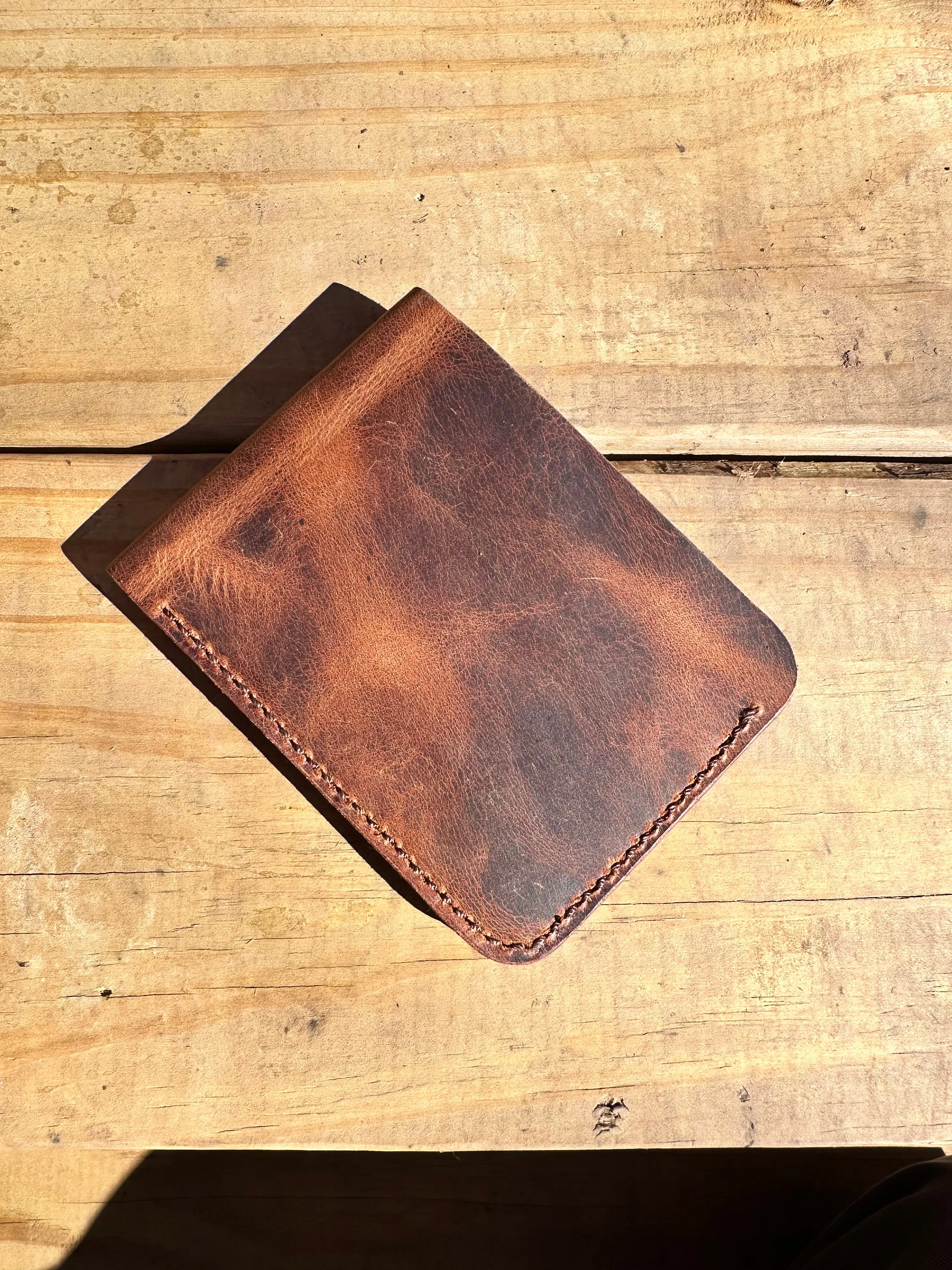 Leather bifold wallet