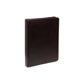 Leather Document Case Brown Moreton