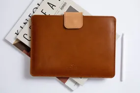 Leather MacBook Sleeve KEEP IT SNUG/ Vegetable tanned/