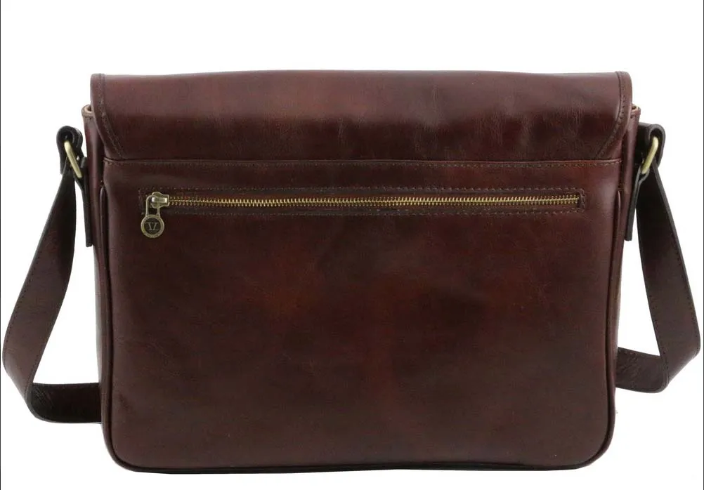 Leather Messenger Bag