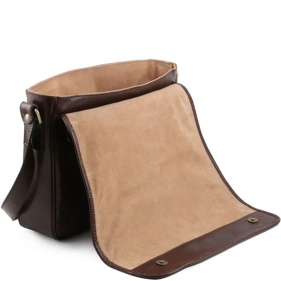 Leather Messenger Bag