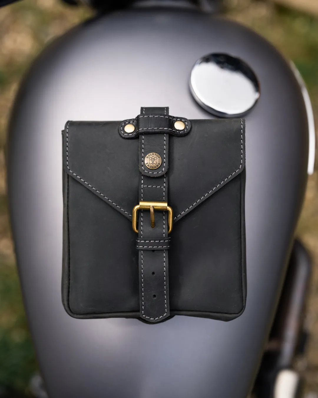 Leather Tank Bag - Small