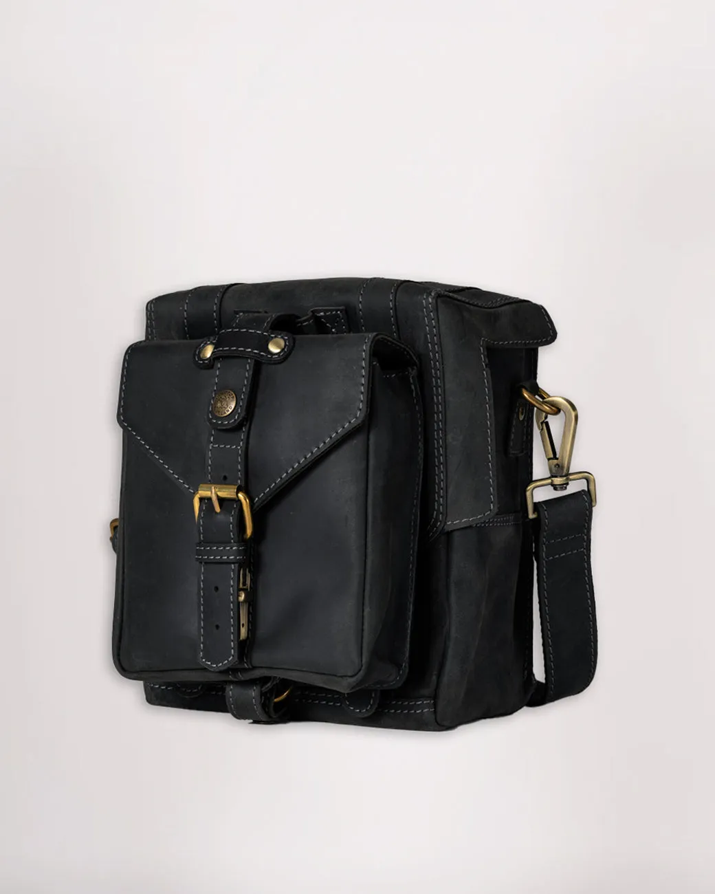 Leather Tank Bag - Small