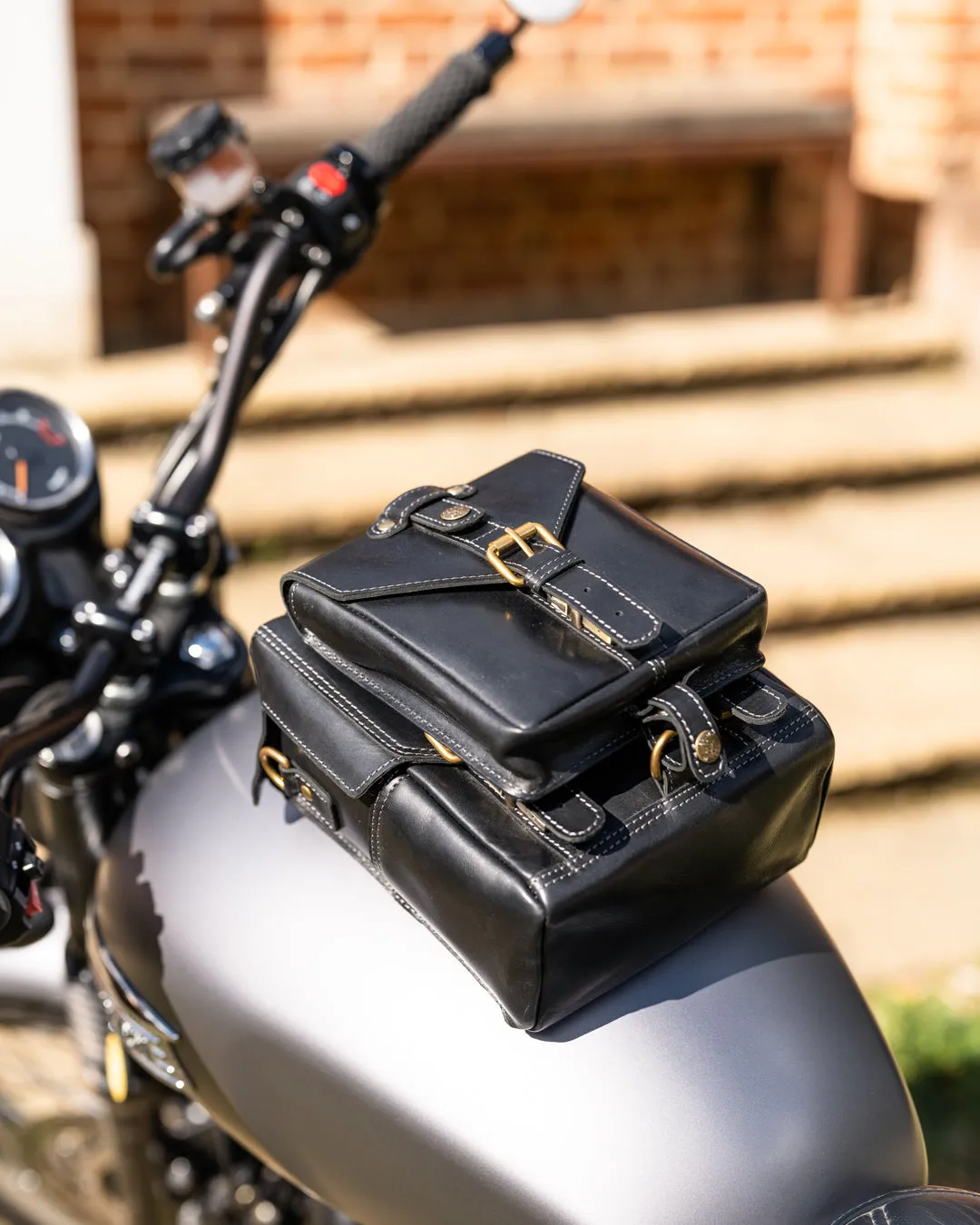 Leather Tank Bag - Small