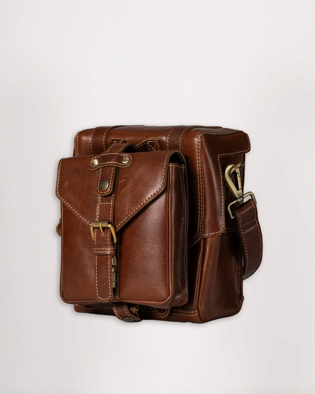 Leather Tank Bag - Small