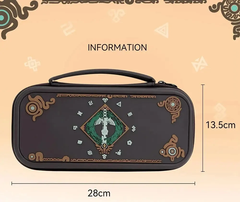 Legend of Zelda, Lost Ruins Carrying Case For Nintendo Switch / OLED