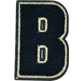 Letter B Hot fix Or Sew Patch