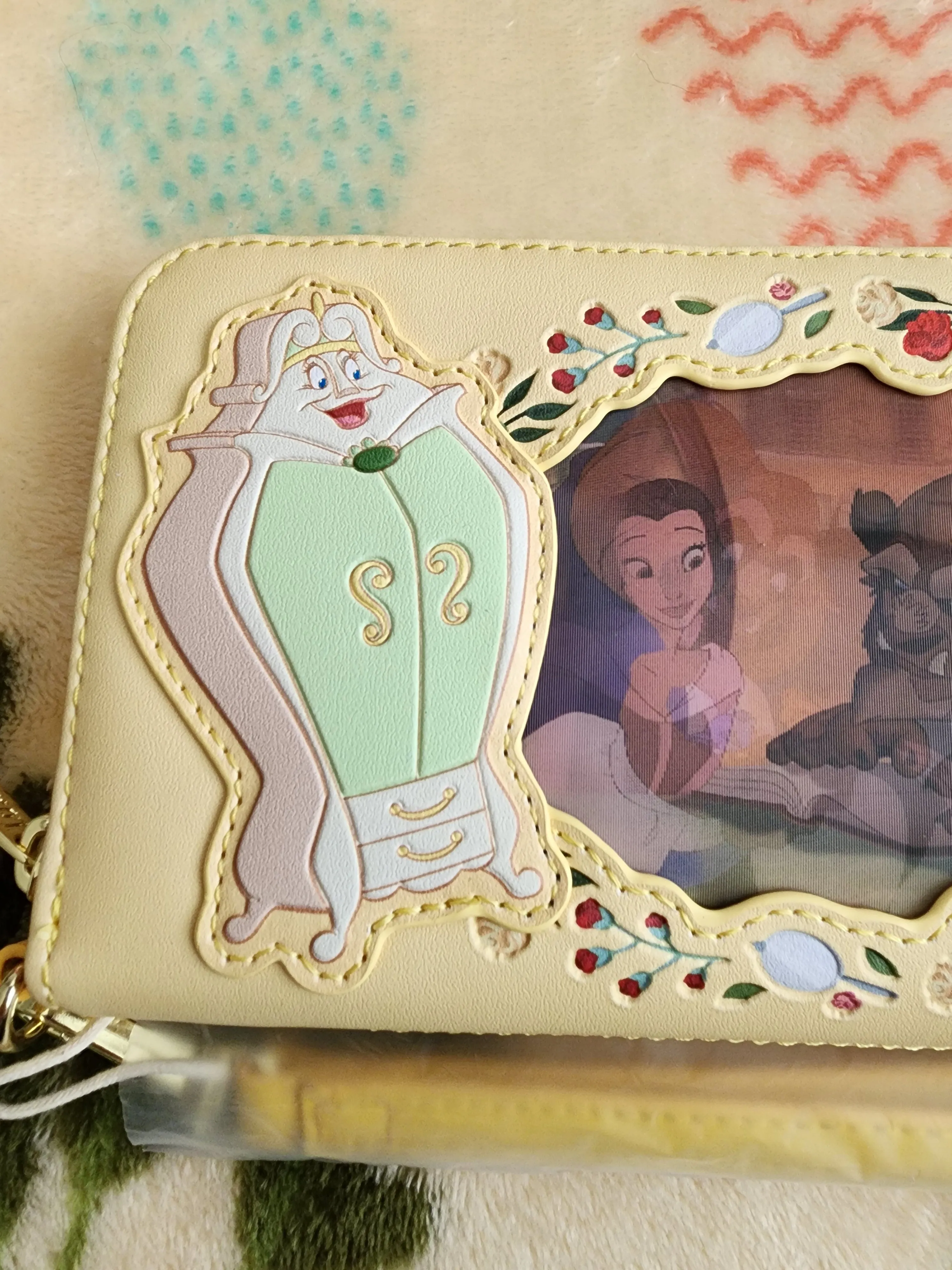 Loungefly Disney Beauty and the Beast Holographic Wallet