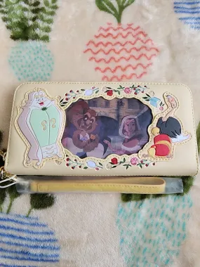 Loungefly Disney Beauty and the Beast Holographic Wallet