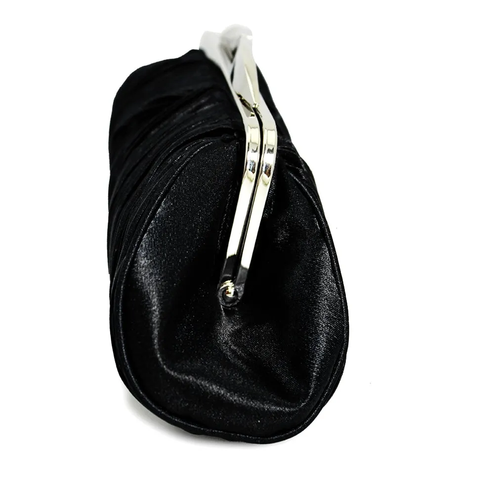 Lunar Sienna Satin Evening Bag