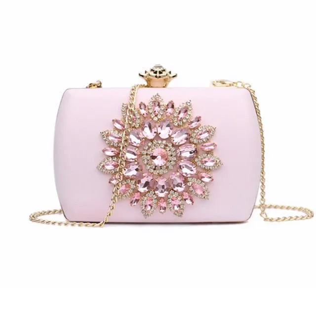 Luxy Moon Evening Clutches for Weddings Rhinestone