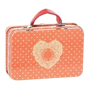 Maileg Small Dot Peach Metal Suitcase