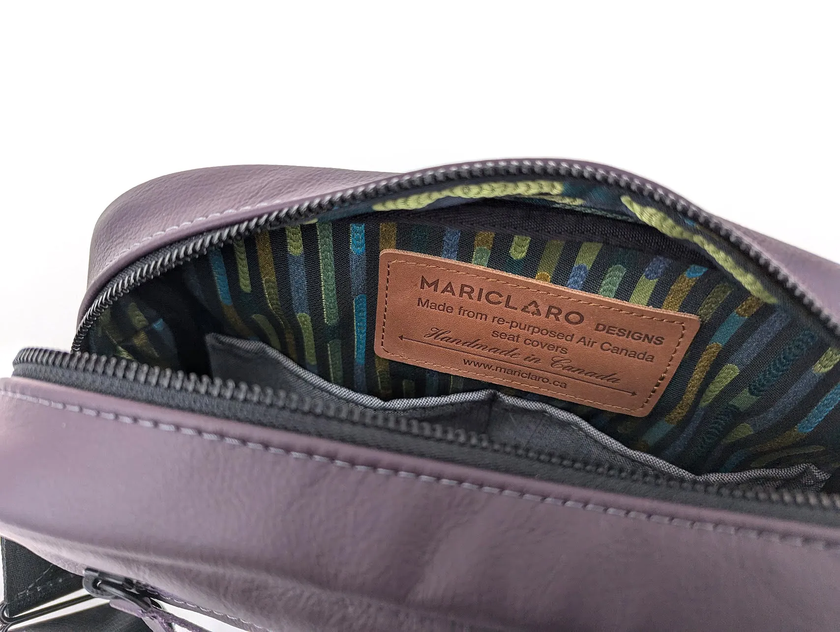 Mariclaro Paris - Mini Messenger Bag - Air Canada Purple