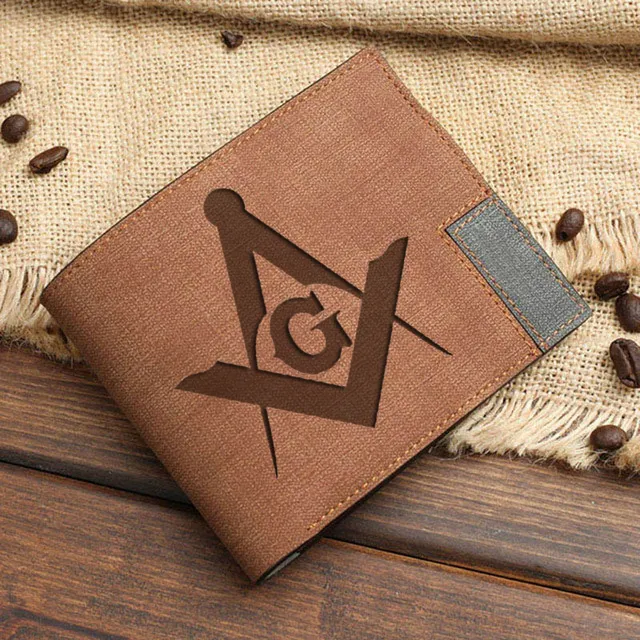 Master Mason Blue Lodge Wallet - Leather Various Colors