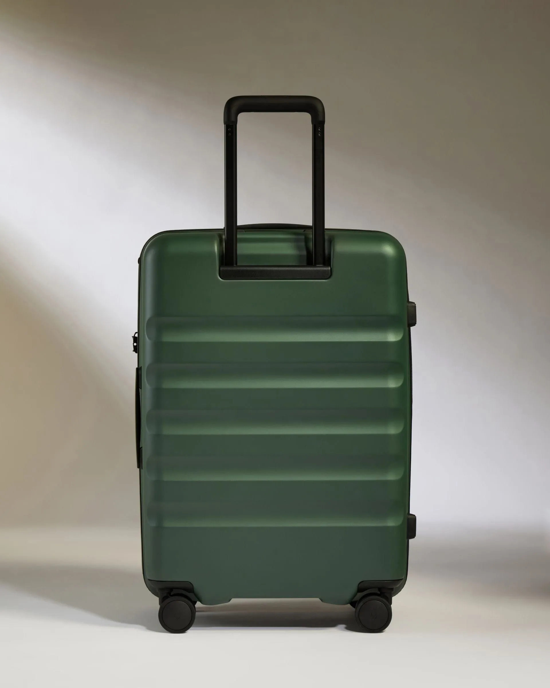 Medium Suitcase in Antler Green - Icon Stripe