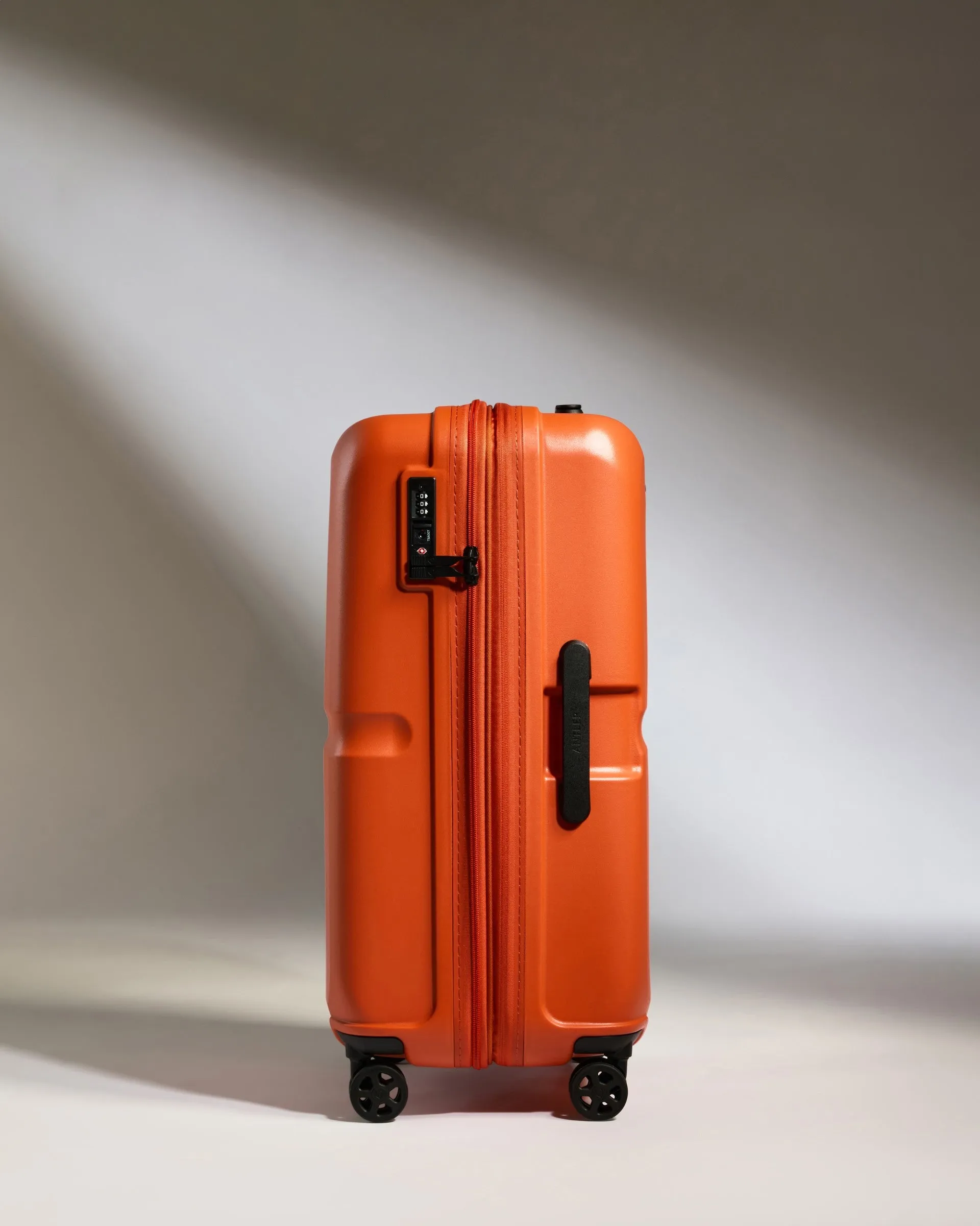 Medium Suitcase in Ember Orange - Single Stripe